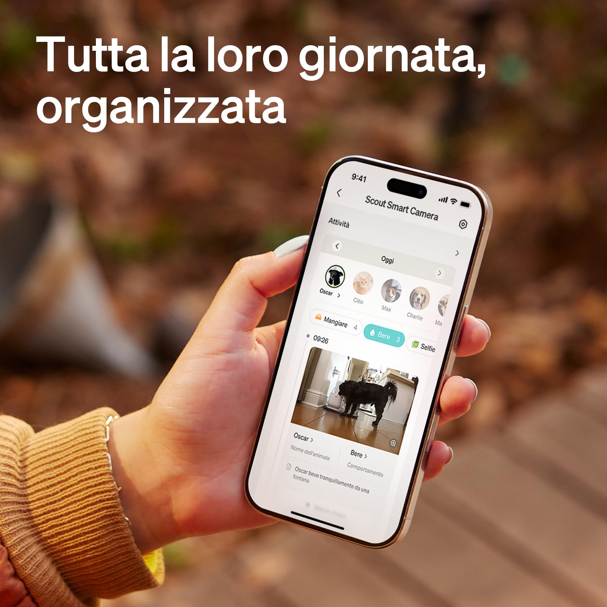 PETLIBRO Telecamera per animali domestici con app, telecamera per cani HD a 360°, controllata dall'intelligenza artificiale, per interni per il riconoscimento multi-animale, monitoraggio dell'attività