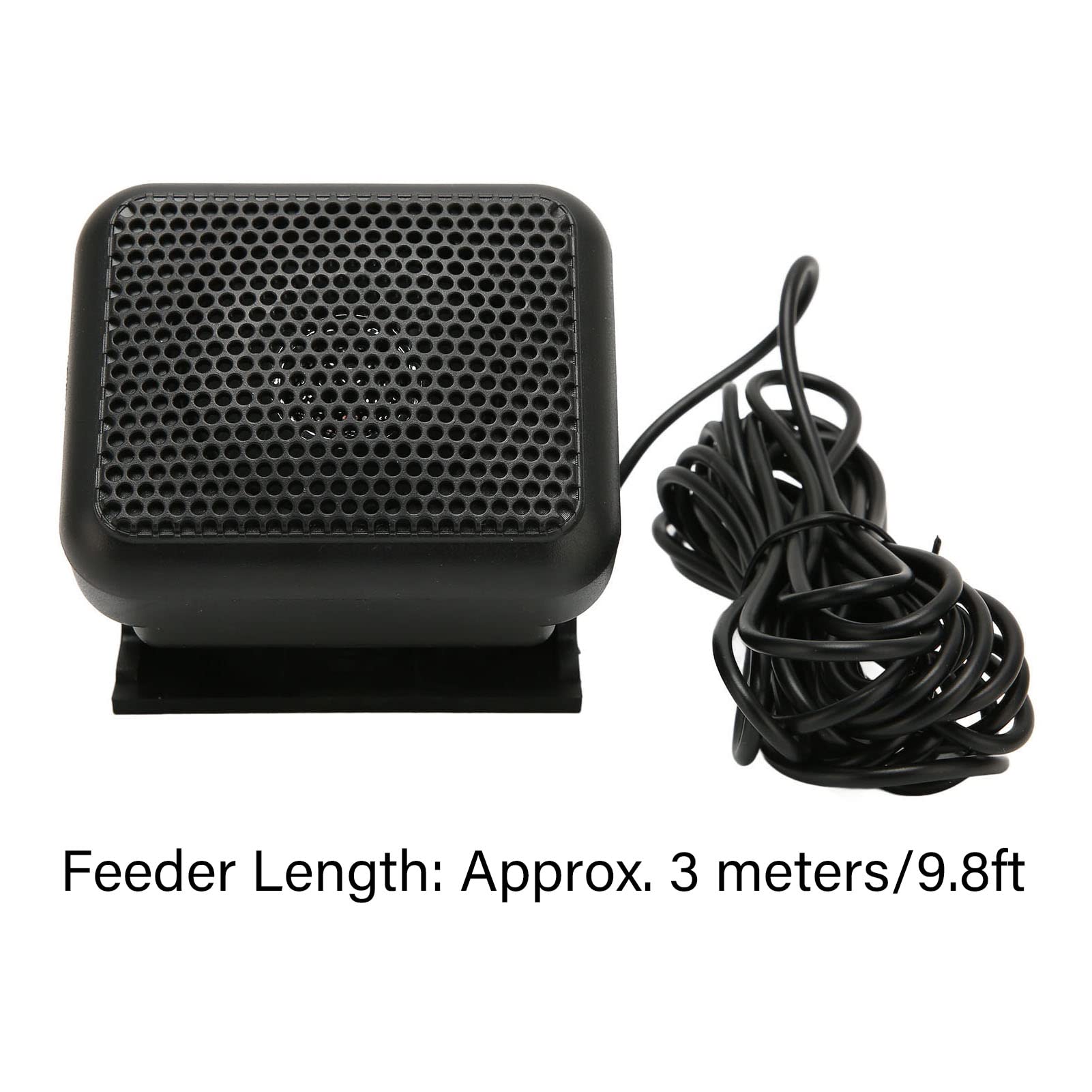 ASHATA Haut-Parleur Externe Radio CB, Haut-Parleur de Communication Externe CB, Mini Haut-Parleur Externe de Voiture, Haut-Parleur Radio CB pour FT 1802M FT 1807M FT 8900R pour la Série