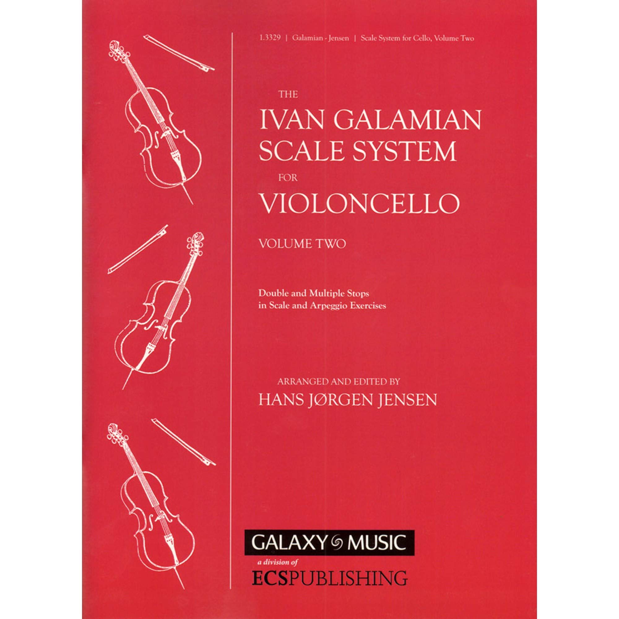Galamian Ivan Scale System Vol2 Cello arranged and edited by Hans Jorgen Jensen - Schirmer Edition