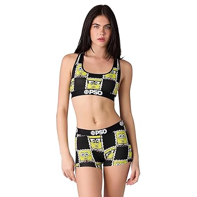 PSD Spongebob Squarepants Check Sports Bra Women