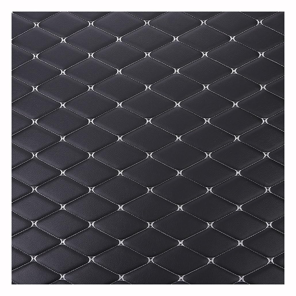 Diamond - Tela de vinilo piel sintética acolchada con respaldo antideslizante mejorado, para decoración muebles(Black 2,1.55X10m)