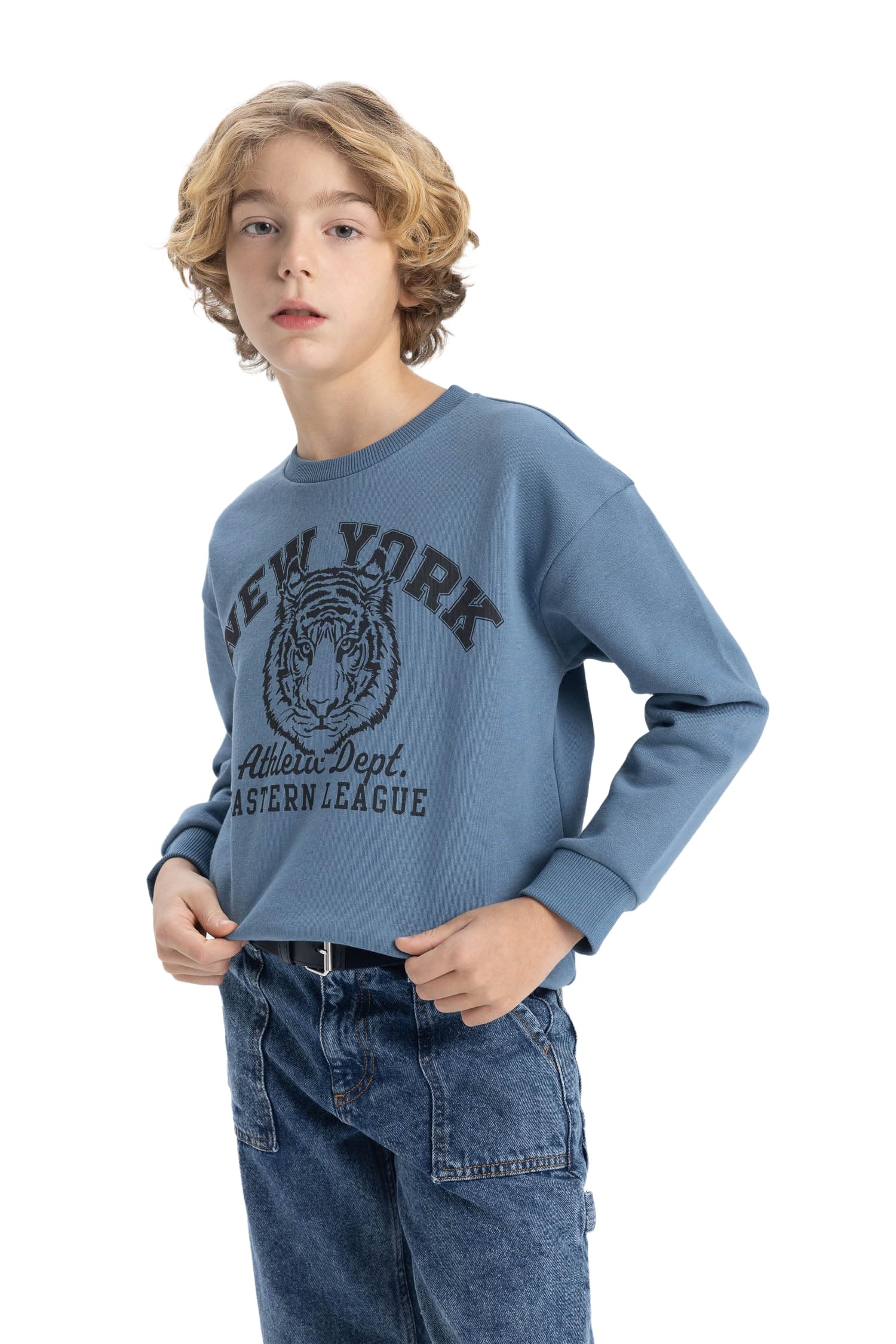 DeFacto B7822a8 Sweatshirt Erkek çocuk