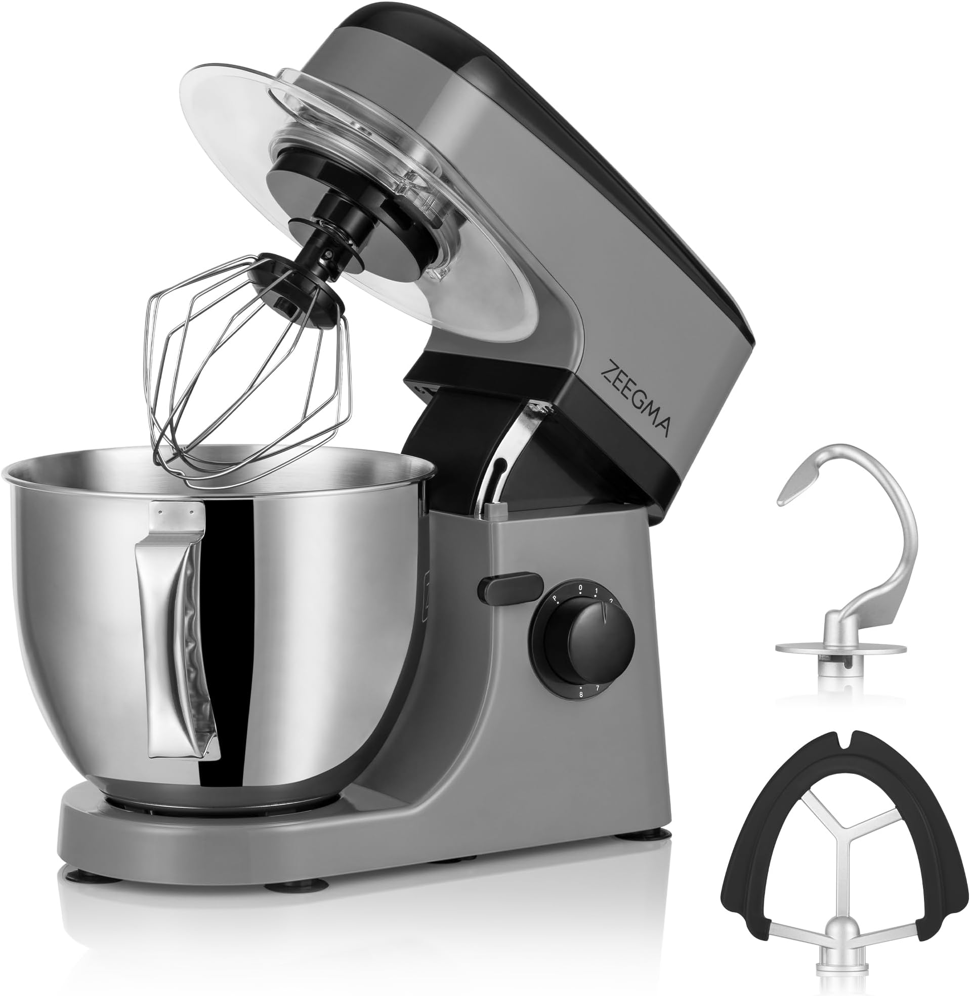 Robot Pétrisseur ZEEGMA Planeet MIX 1800W - Bol 5L - 8 Vitesses + Écran Tactile - Noir