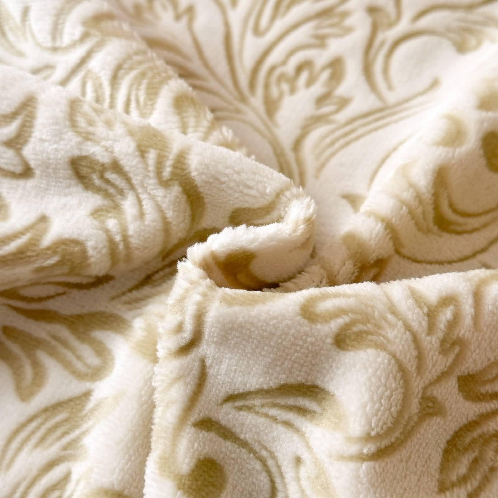 Gualiy 4-częściowy zestaw pościeli z aksamitną teksturą paisley, zawiera 1 poszewkę na kołdrę 200 x 230 cm z zamkiem błyskawicznym, 2 poszewki na poduszki, 1 prześcieradło płaskie, zielony
