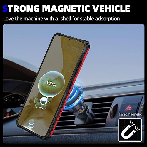 Miniatura 9 de Funda para Samsung Galaxy A32 5G con 2 protectores de pantalla de vidrio templado, con anillo magnético de 360 para automóvil y cubierta de cámara