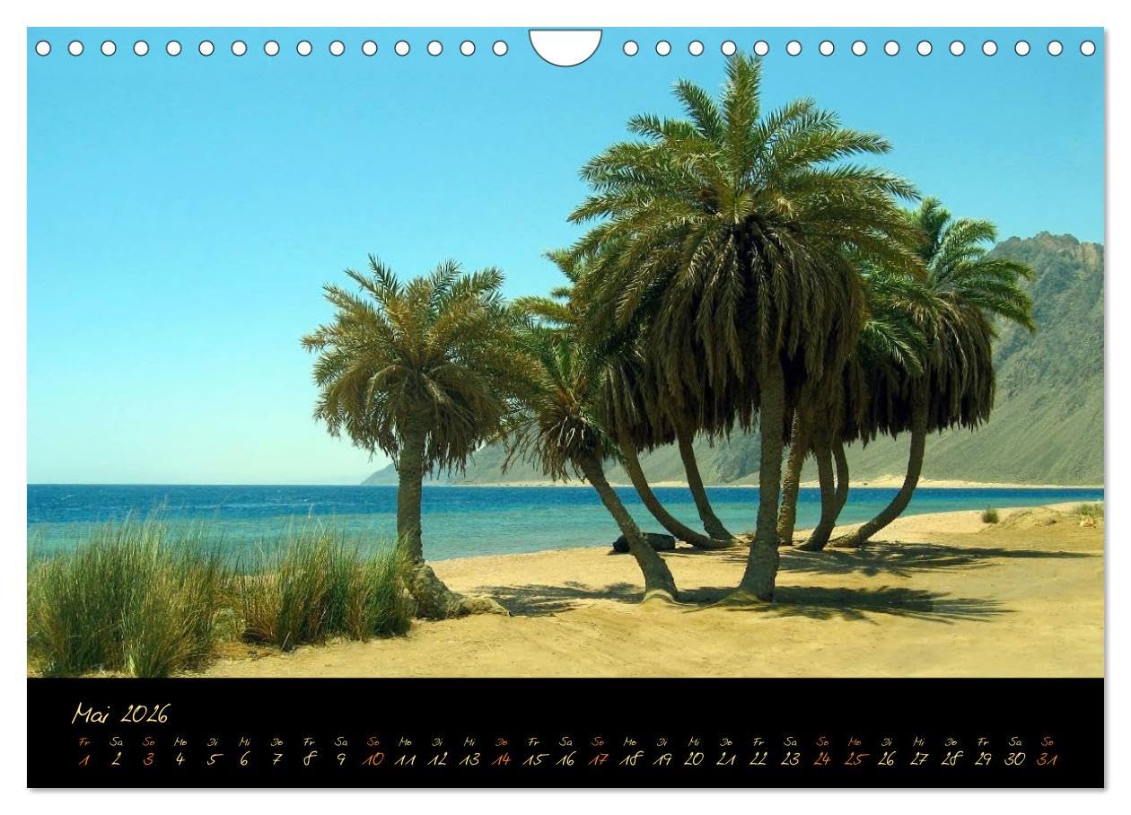 Ägypten - Eine Entdeckungsreise (Wandkalender 2026 DIN A4 quer), CALVENDO Monatskalender: Die Schönheit Ägyptens über und unter Wasser (CALVENDO Natur)