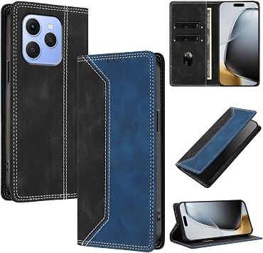 Doogee Note 58 Pro Case for Mldjomid Notebook Type 58 Smartphone Case Mobile Cover Stylish 6.75 Inch Compatible Doogee Note 58 Notebook Type Case Popular Doogee Note 58 Pro Case Flip Skin Leather