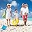 SupMLC Mesh Extra Large Beach Bags and Totes - Holds Toys, Towels, Sand Away - For Children\'s Toys, Market, Grocery, Picnic