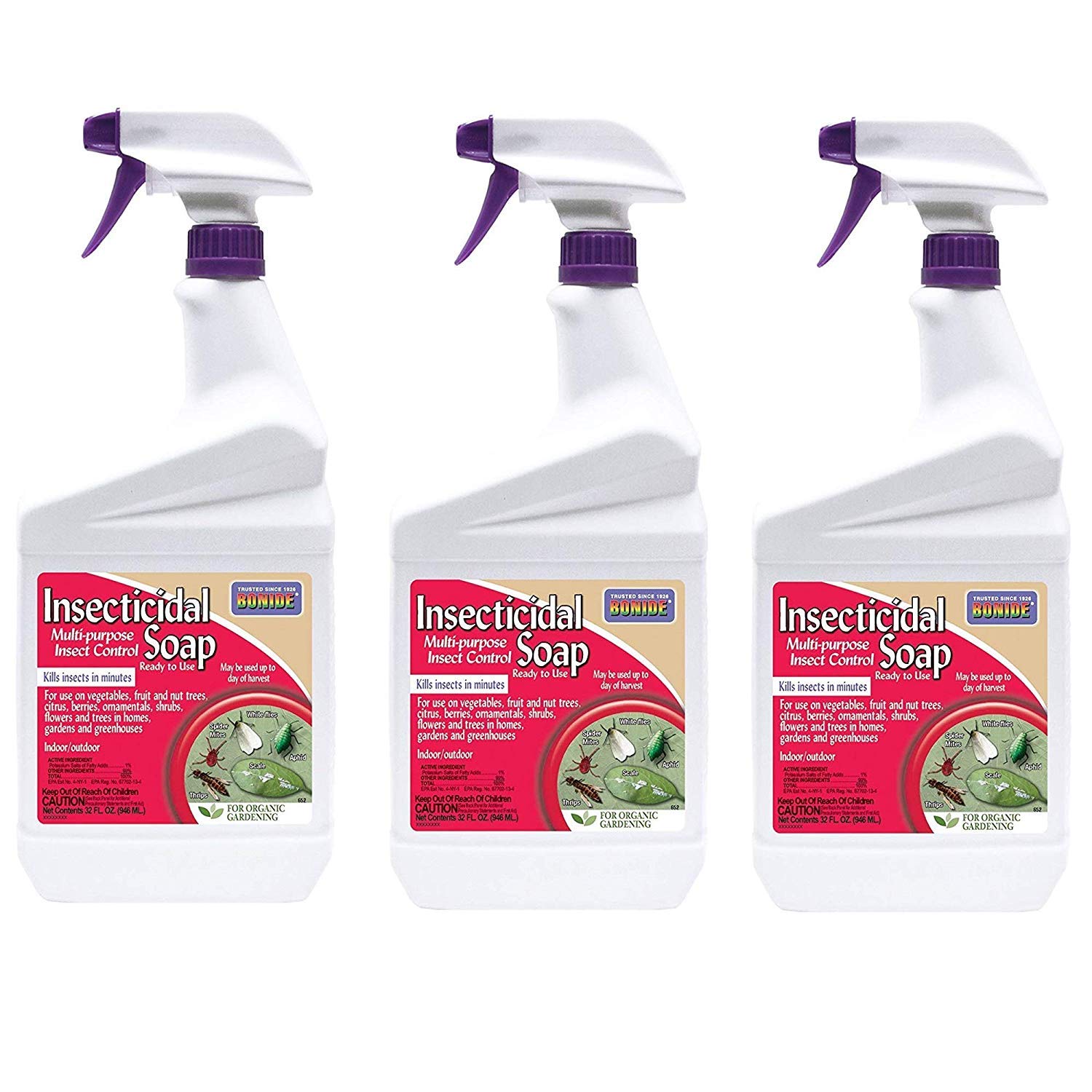 Bonide Ready-to-Use Insect Soap 3 Pack
