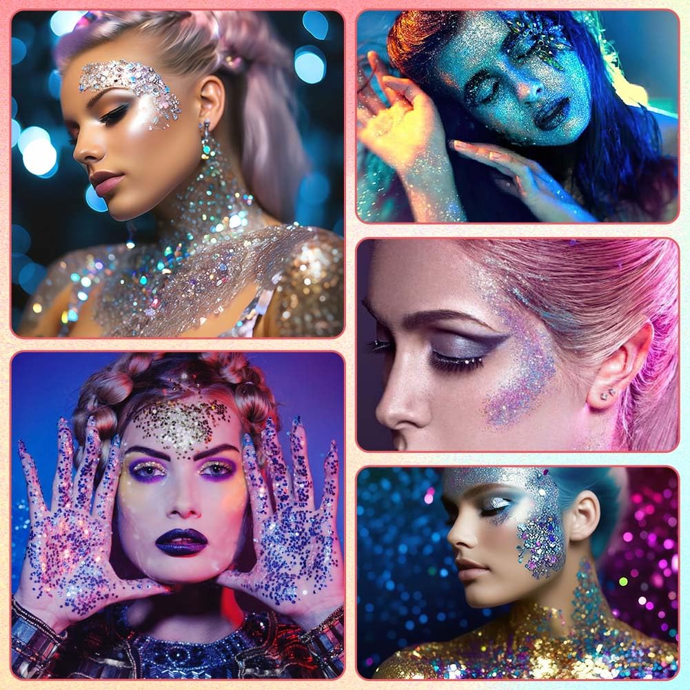 AYBUY 6PCS Body Glitter Gel - Image 4