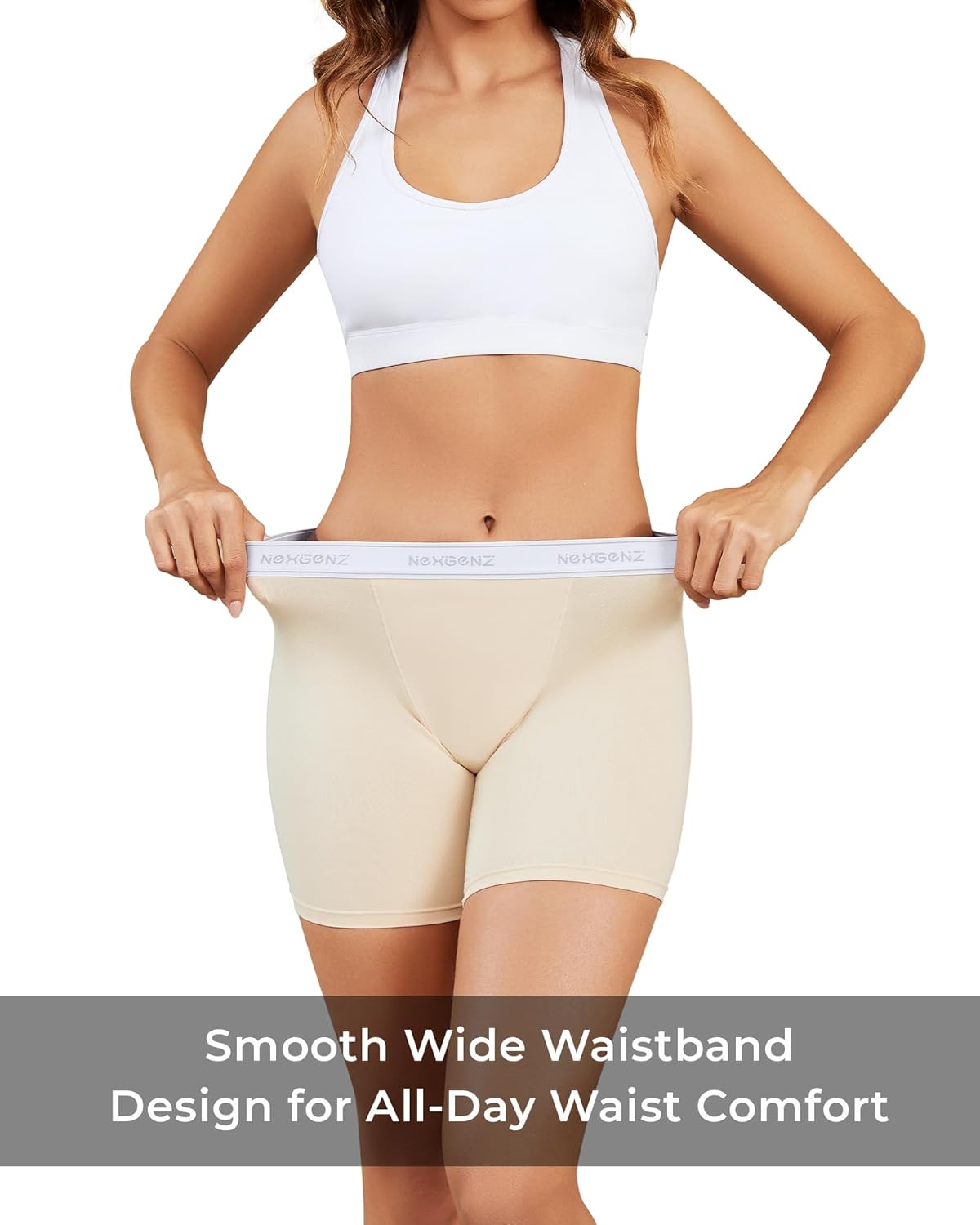 Cotton Boyshort Underwear for Women boxer briefs 4 Pack - Image 2