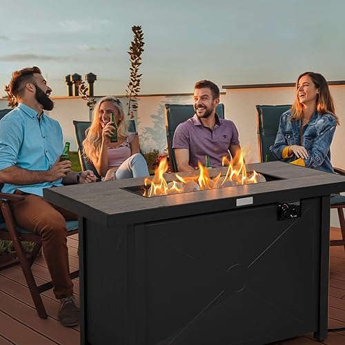 Miniatura 9 de Tangkula Juego de 15 bolas de fuego de fibra de cerámica, piedras de fuego redondas ligeras de 3 pulgadas para interiores y exteriores, fogata de