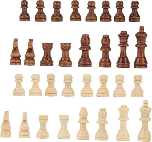 Piezas de ajedrez de repuesto, piezas de ajedrez ligeras, regalos ideales, superficies más lisas, resistentes a los arañazos para reuniones