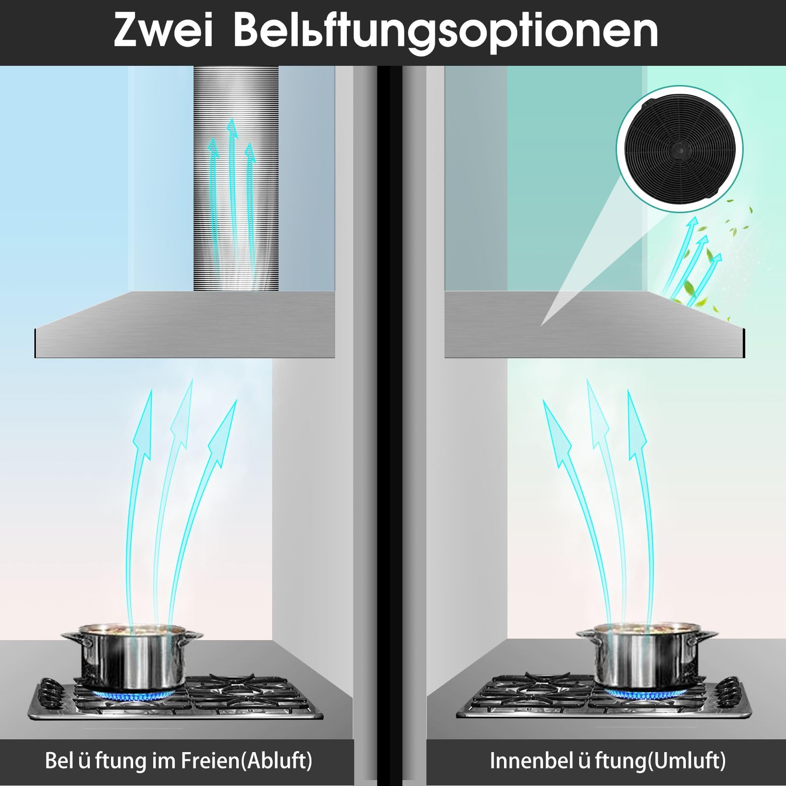 De beste zwarte afzuigkap 60 cm van 2025! - Kookcomfort