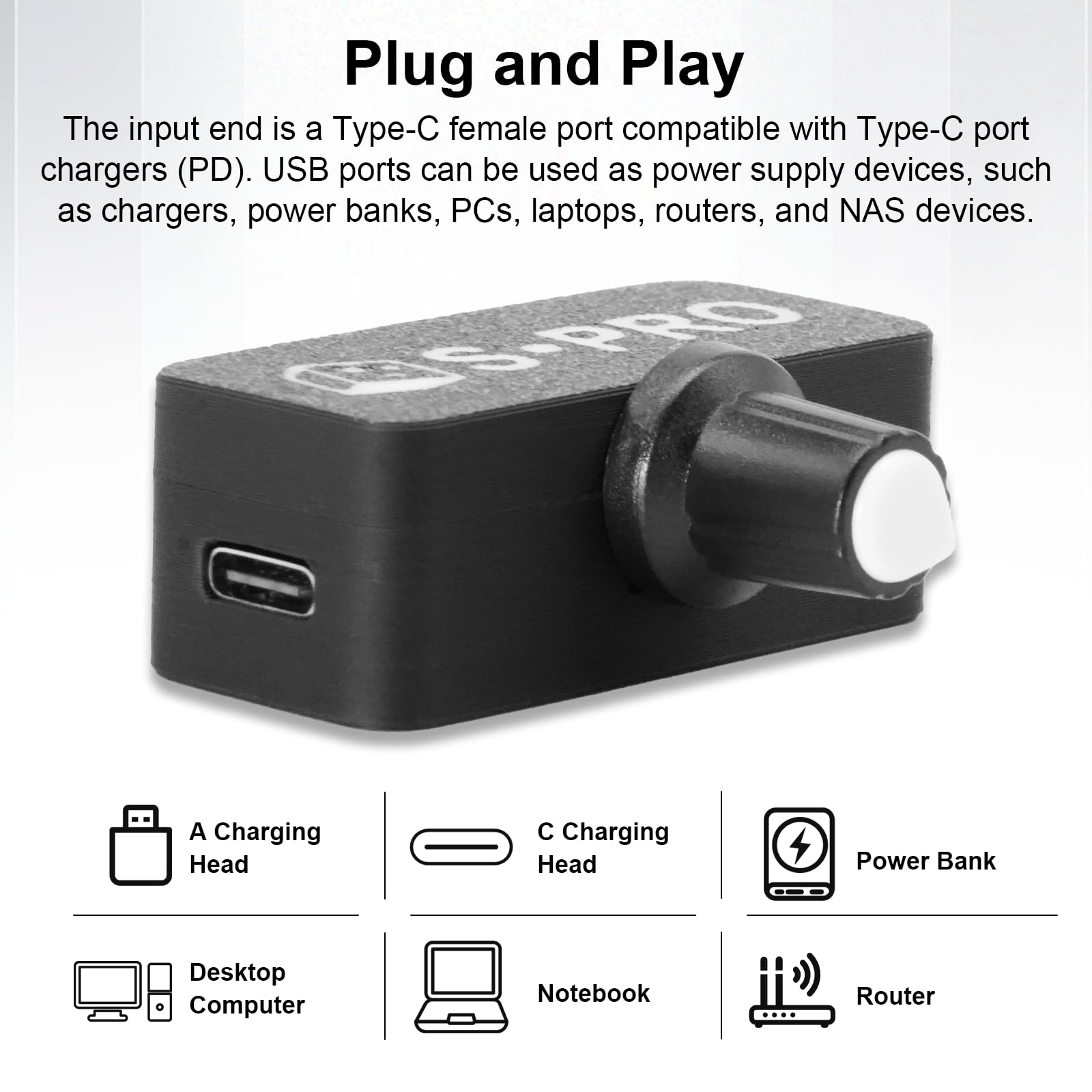 PWM Lüftersteuerung Binghe PWM Geschwindigkeitsregler 4Pin, Drehzahlregler mit 1 zu 2 Adapterkabel, DIY Wasserkühlungsoption,0-100 % Drehzahlregelung Type-C Schnittstelle Für Motoren Wasserpumpen PWM Lüftersteuerung Binghe PWM Geschwindigkeitsregler 4Pin, Drehzahlregler mit 1 zu 2 Adapterkabel, DIY Wasserkühlungsoption,0-100 % Drehzahlregelung Type-C Schnittstelle Für Motoren Wasserpumpen