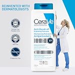 CeraVe Anti-Dandruff Hydrating Shampoo for Men & Women, Gently Cleanses Scalp & Hair While Reducing Flakes, Itchiness, and Irritation, Paraben-Free, Sulfate-Free, Suitable for All Hair Types. 355mL