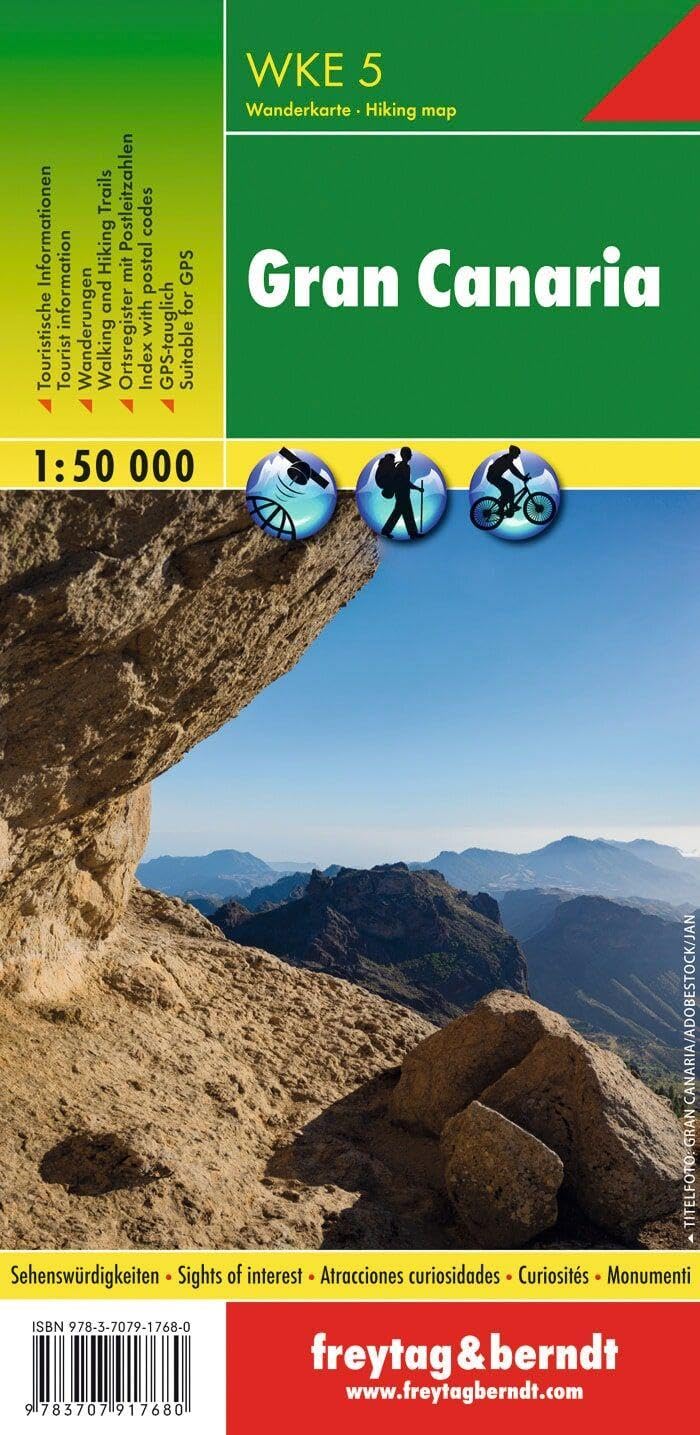 Grand Canary: wandelkaarten 1:50 000