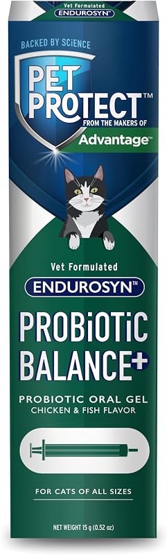 Probiótico para Gatos Pet Protect Balance+ em Gel Oral Sabor Frango e Peixe 15 g