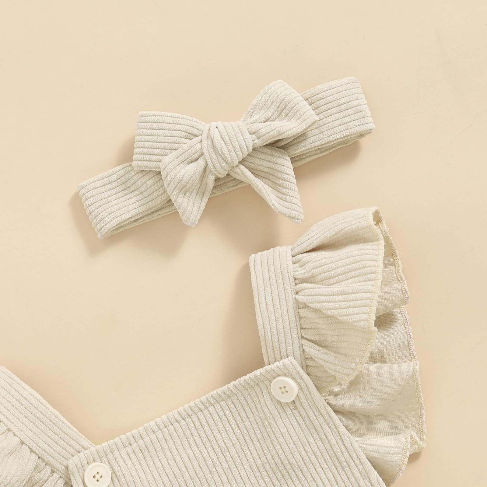 Newborn Western Clothes Chicken/Goose/Duck Print Romper Ruffle Sleeveless Bodysuit with Headband Baby Farm Outfit (Goose Embroidery, 6-12 Months)