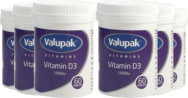 Valupak Vitamin D 1000Iu 6 Pack