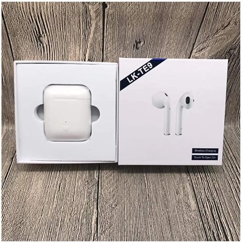PengShi LK-Te9 Te9 Tipo Tocco Wireless Bluetooth Binaural Chiamate Smart Earphones Ricarica Wireless Bluetooth 5 0 Colore White PengShi LK-Te9 Te9 Tipo Tocco Wireless Bluetooth Binaural Chiamate Smart Earphones Ricarica Wireless Bluetooth 5 0 Colore White