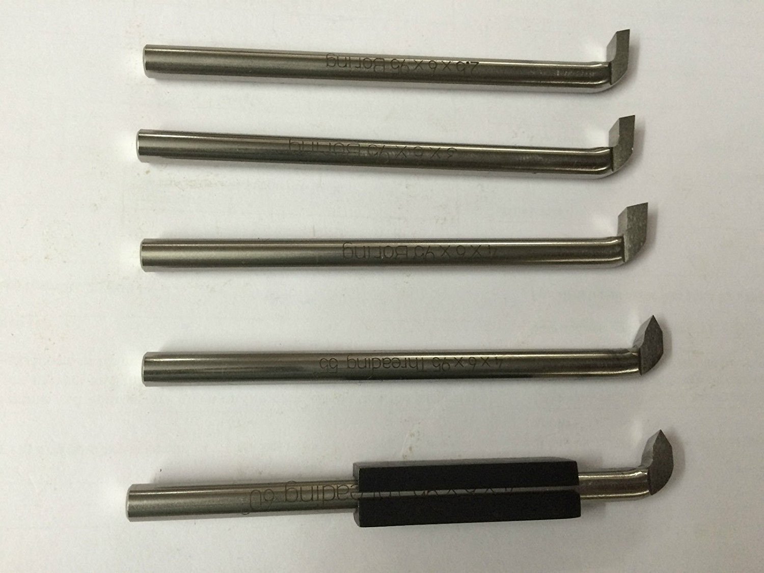 Qualità HSS tornio Tool kit 5 pz per & Boring tools- filettatura 6 mm diametro