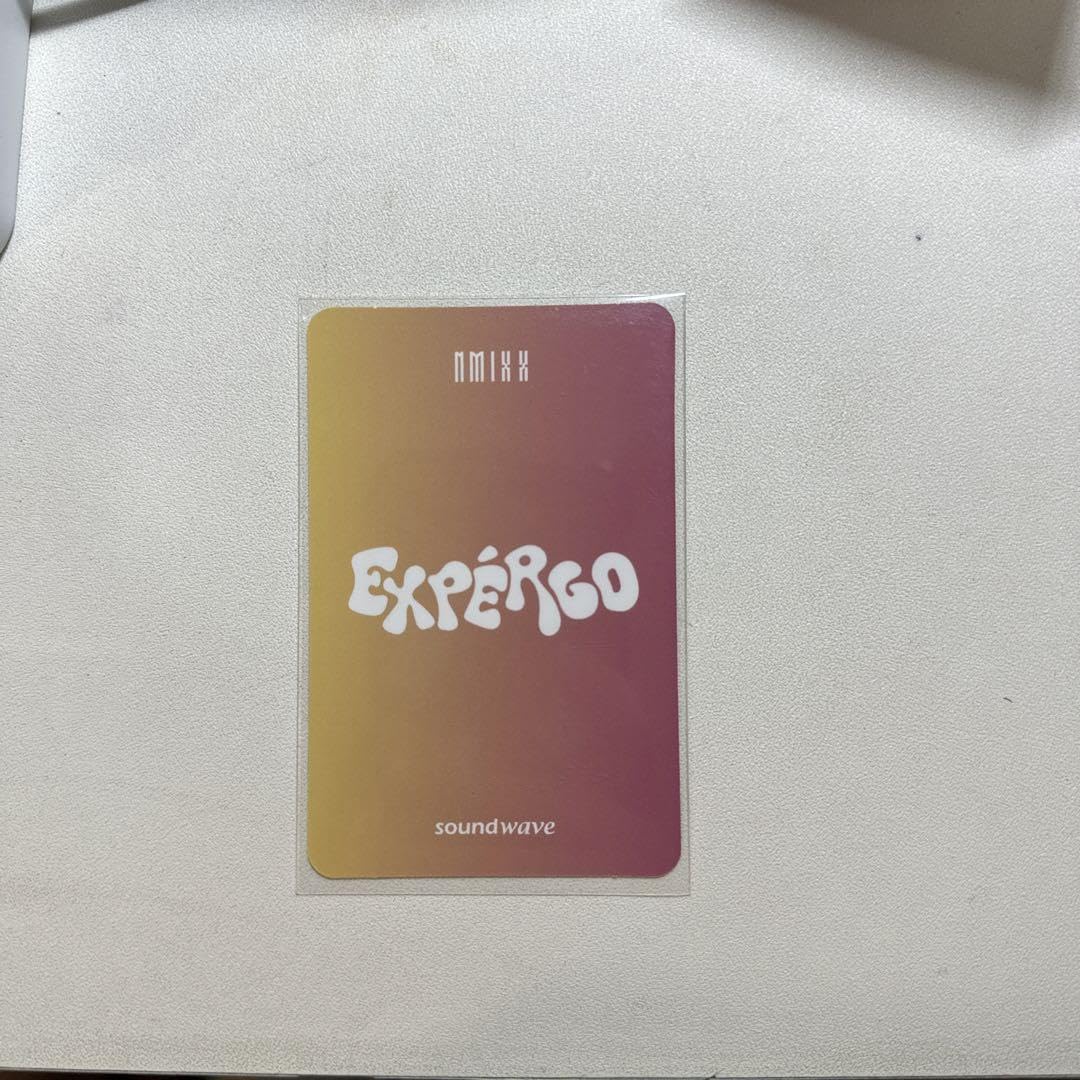 Amazon.co.jp: NMIXX expergo soundwave 特典 ジウ トレカ