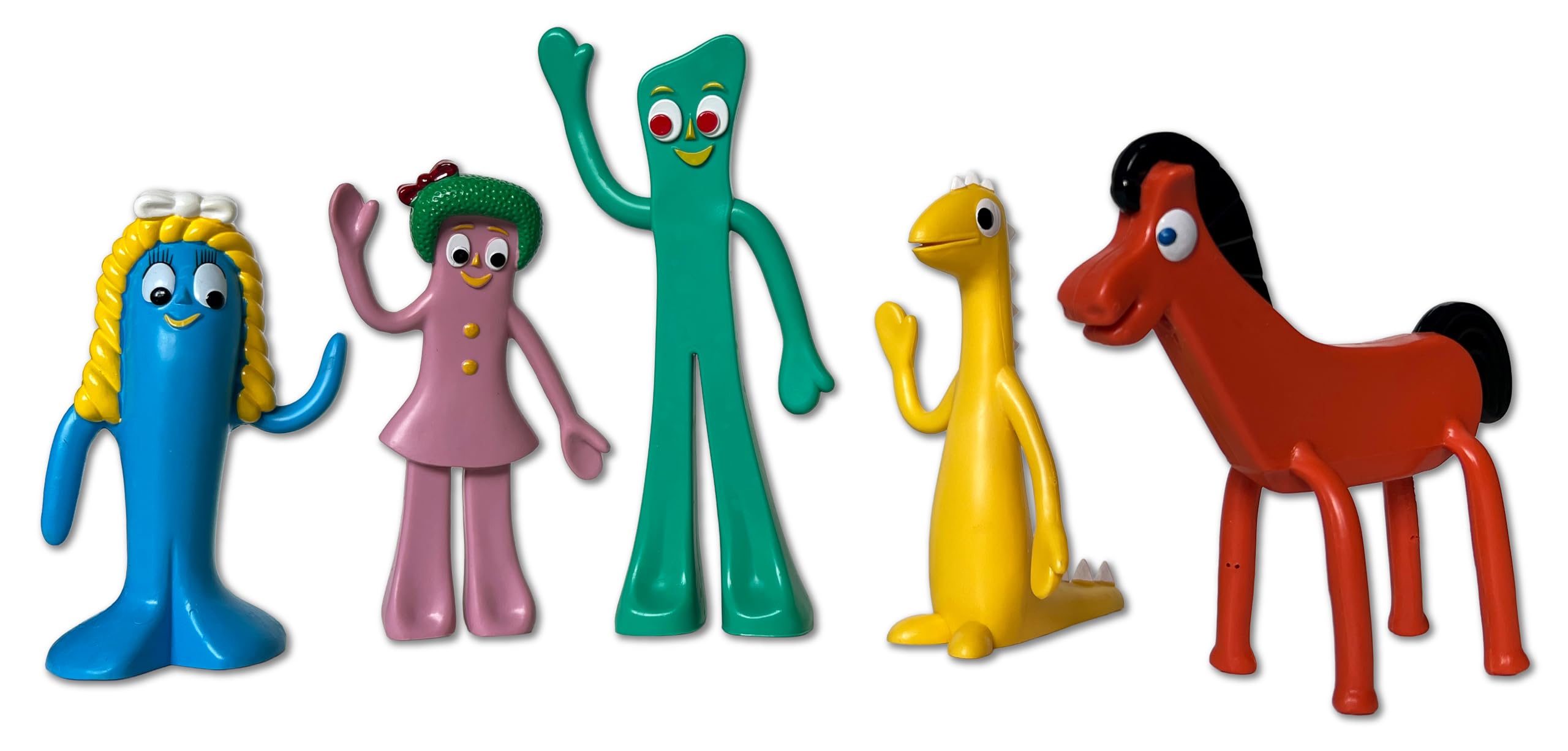 GUMBY フィギュア まとめ売り Gumby & Friends ガンビー & ポーキー フィギュアセット - メルカリ