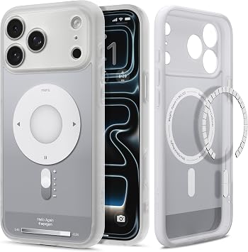 Spigen iPhone 17 Pro Max ile Uyumlu MagSafe K l f Ultra Hybrid Mag Fit Classic Sararmaya Dayan kl  G m   effaf Kapak - ACS10044 Spigen TR Garantili