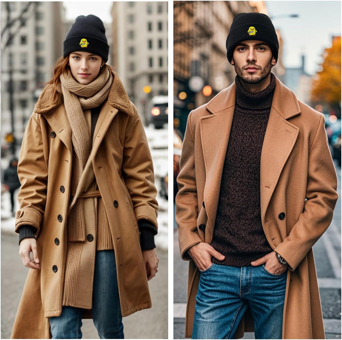 Funny Cool Beanies Cute Gothic Knit Hat for Men and Women - Image 7