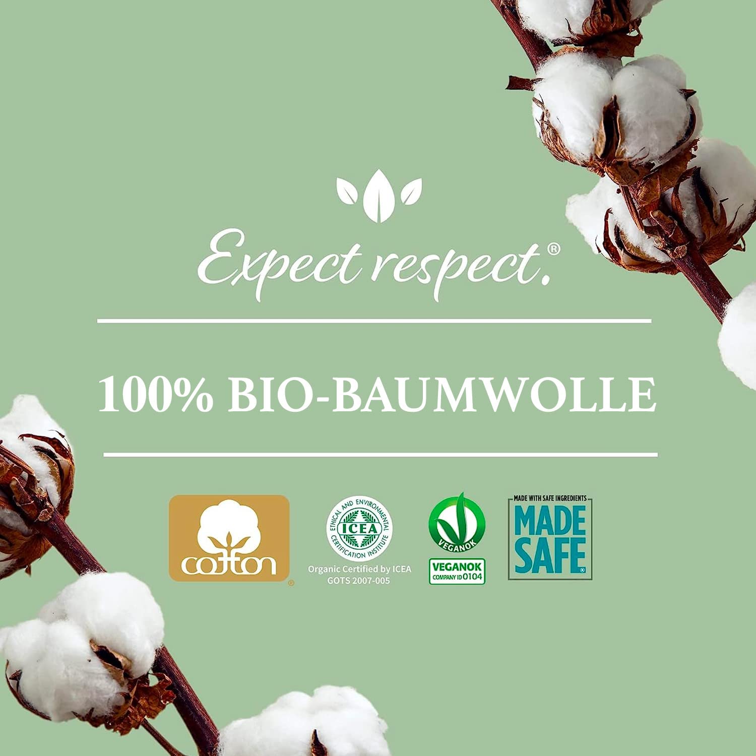 Organyc, Podpaski przeznaczone do nietrzymania moczu ze 100% organicznej bawełny certyfikowanej - Ultra cienkie, 1 opakowanie zawiera 24 szt