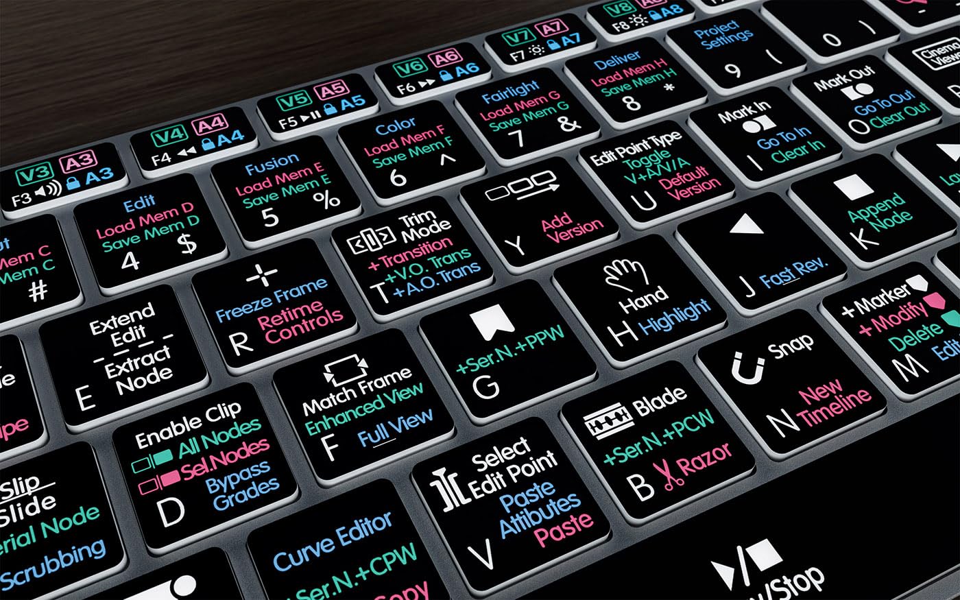Amazon | Davinci Resolve Backlit Pro アルミキーボード - Windows