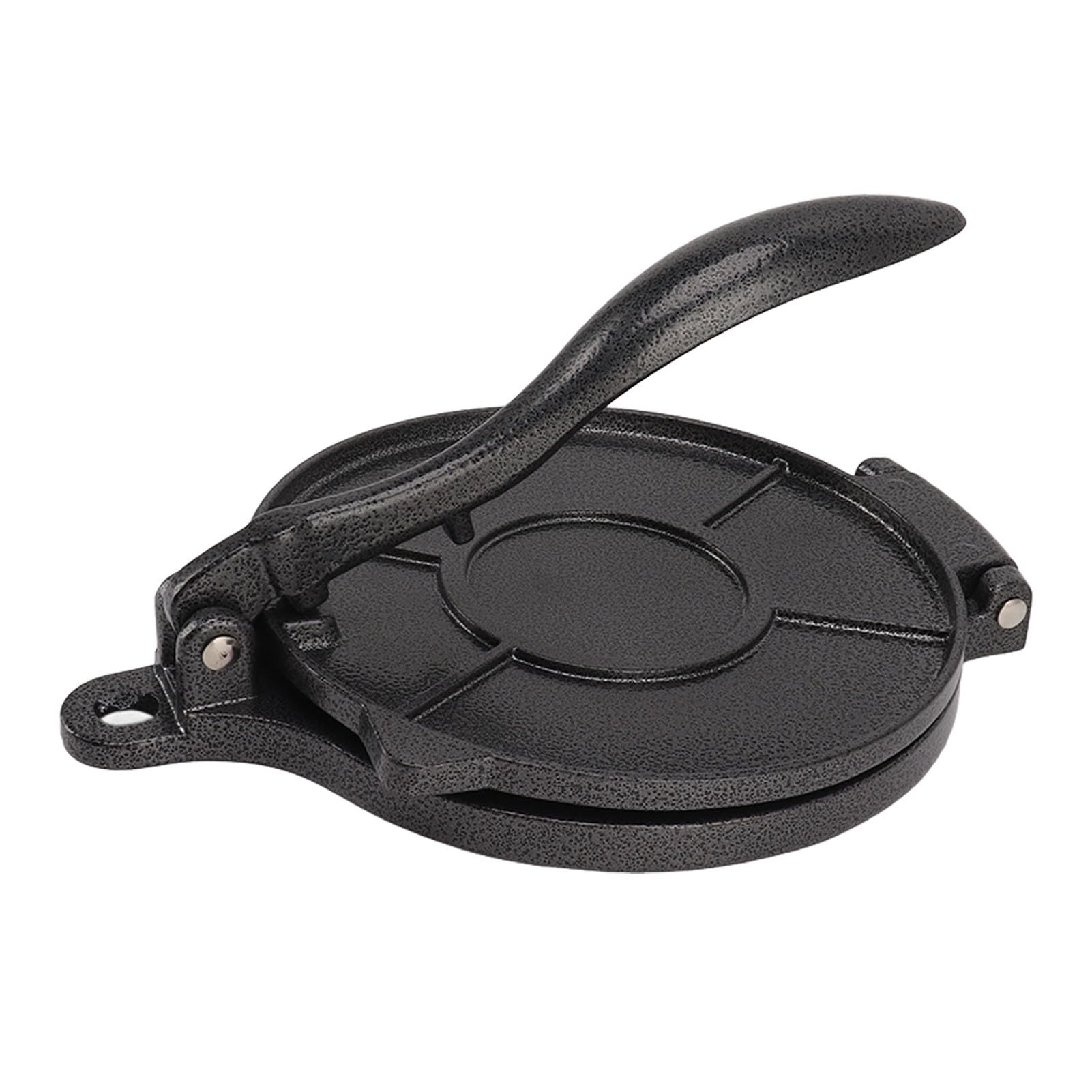 Prensa de Tortillas Aleación de Aluminio Herramienta de Prensado Manual para Hacer Tortillas para Hacer Pasteles de Pizza 16 Cm Negro (16cm negro)
