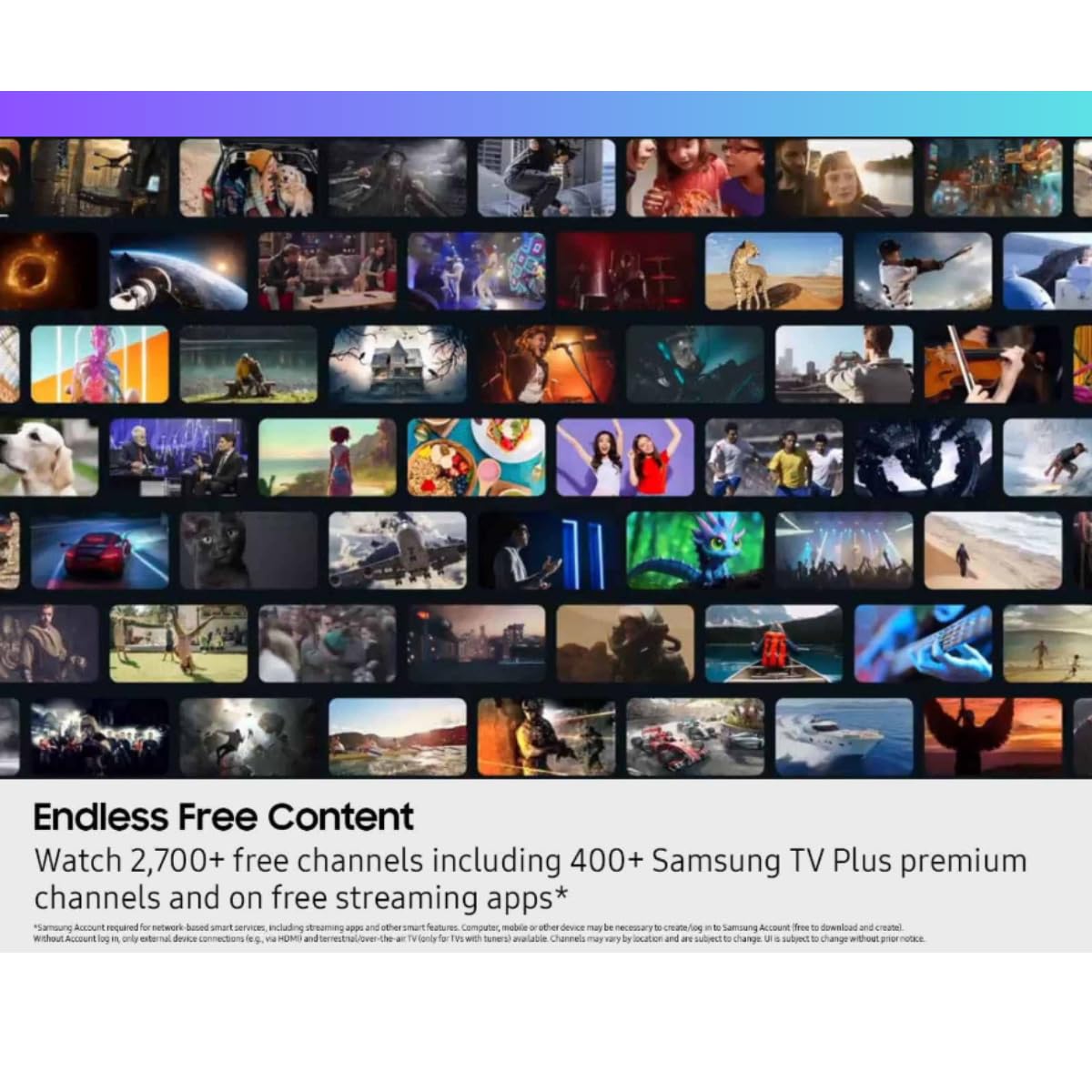 Samsung 50" Class Crystal UHD U7900F (2025) 4K Smart TV HDR 10+ Motion Xcelerator Bluetooth Bixby, Alexa, Google Assistant with Wall Mount(Renewed)