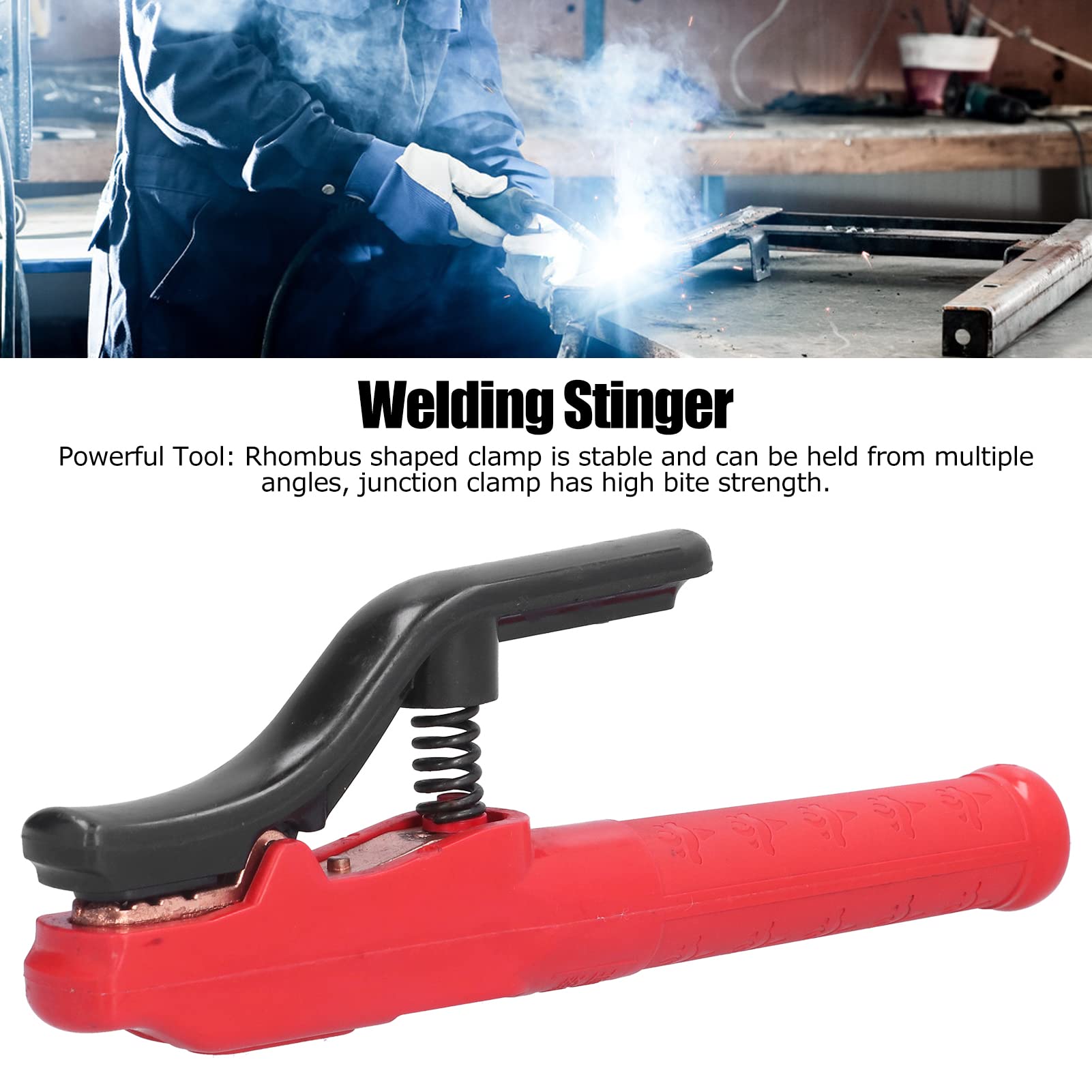 Welding Electrode Clamp, 1000A Heavy Duty Clamp Copper Electrode Clamp, Multiple Angle Clamping, Scalding Resistant General Purpose Welding Jig