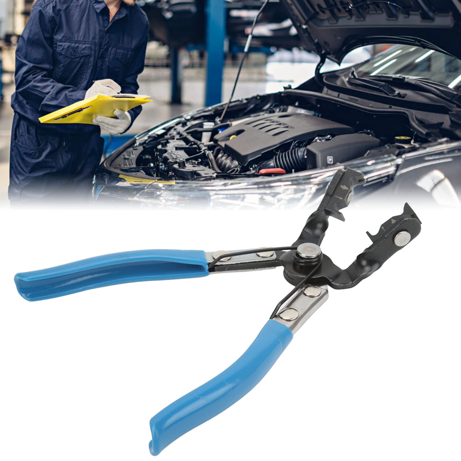 Swivel Jaws Hose Clamp Pliers, Hose Clamp Pliers, Angled Type Hose Clamp Pliers iversal for Clic R Type Hoses