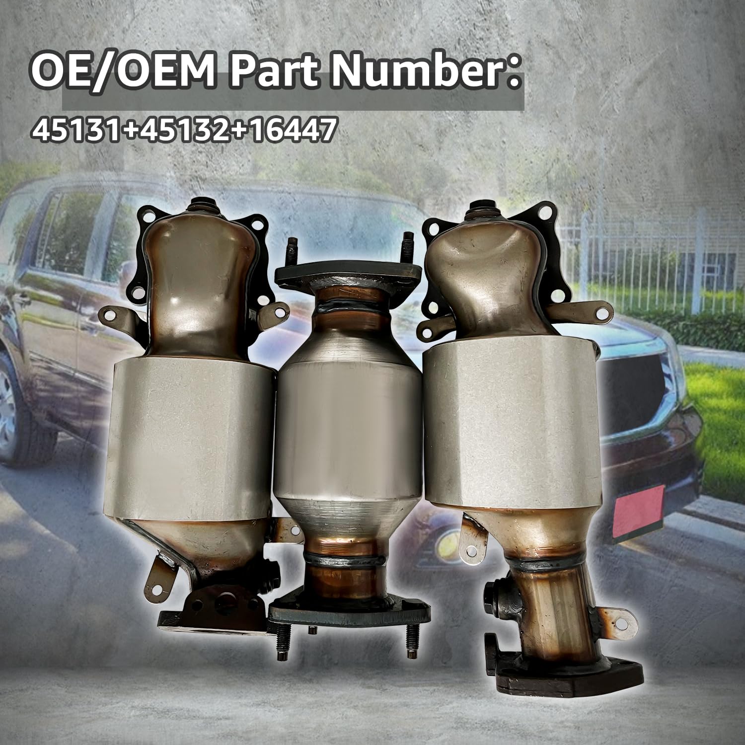 Amazon | Uritue 触媒コンバーター 2009-2015 ホンダ パイロット 3.5L