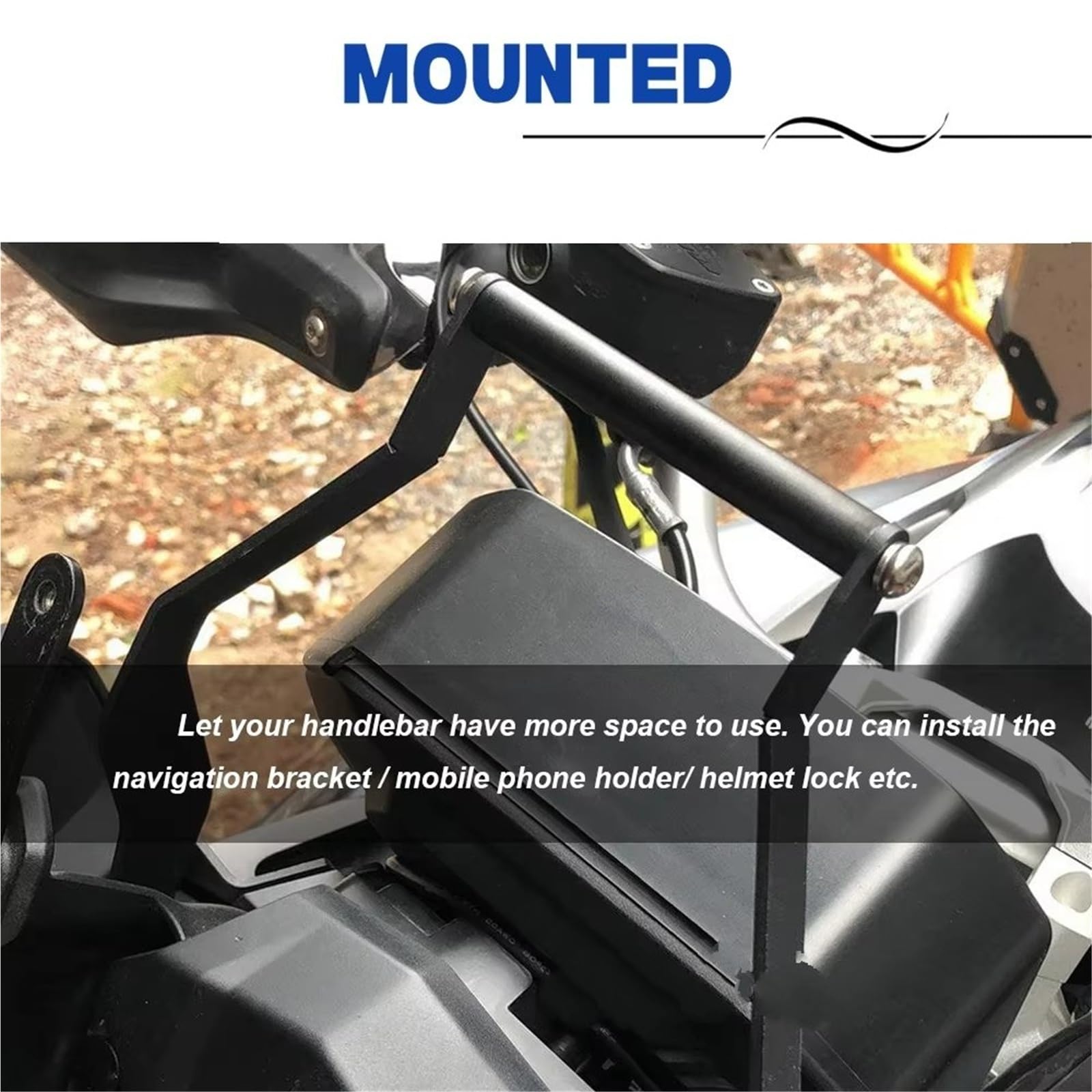 Support Navigation pour Moto Arceau Sécurité 12 Mm 22 pour BMW pour F750GS pour F850GS 2018-2019 Téléphone Support Téléphone Moto