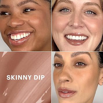 Glo Skin Beauty Conditioning Lip Gloss, Non-Sticky Hydrating, Skinny Dip