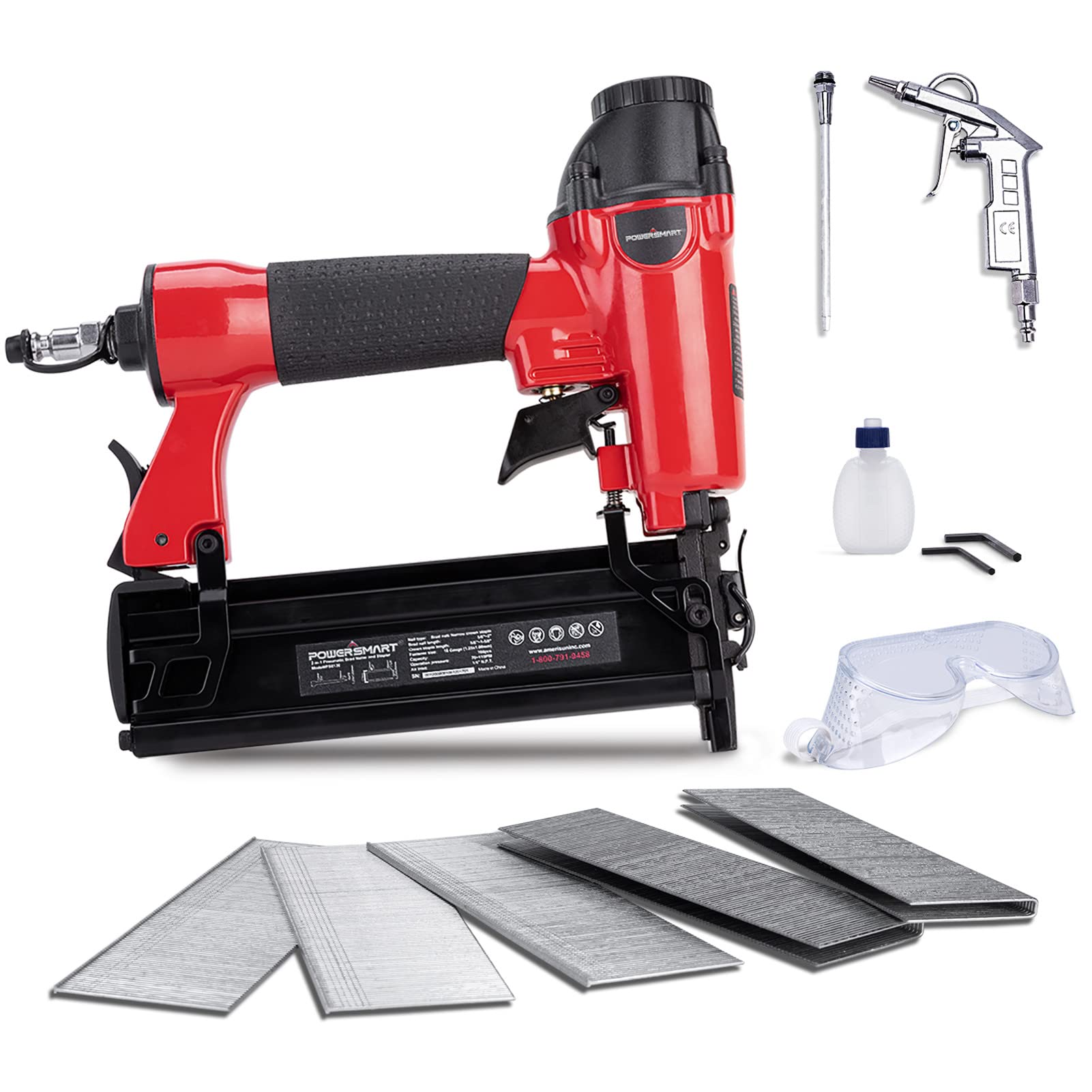 Powersmart 18-Gauge Pneumatic Brad 