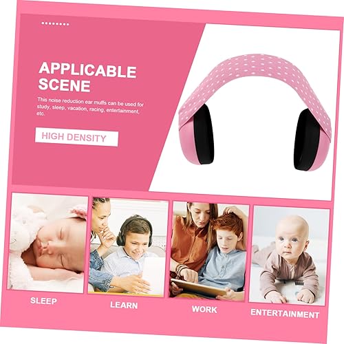 Miniatura 4 de TOYANDONA Orejeras ajustables con cancelación de ruido para niños y niñas, auriculares suaves y cómodos para recién nacidos para dormir, viajes y