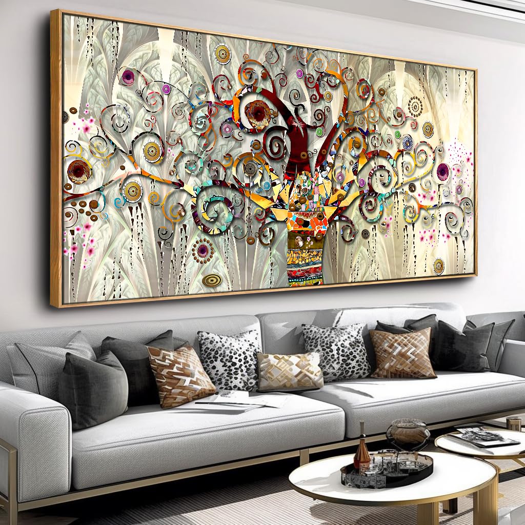 Wall Art Abstract Art Paintings Tree of Life Posters Prints Landscape Picture Colorful Modern Canvas Painting for Living Room Bedroom Office Large Decor 20