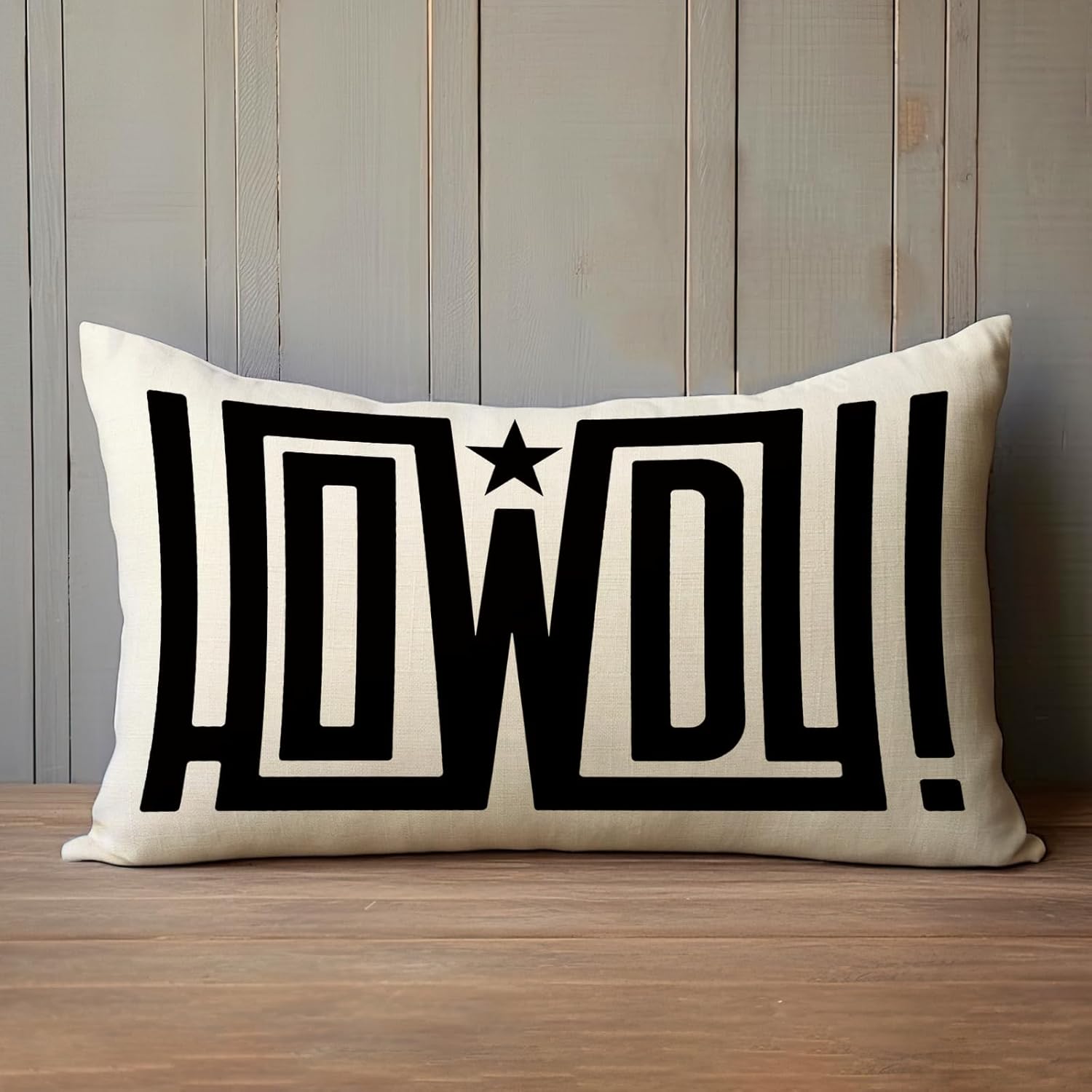Fahrendom Western Howdy Lumbar Decorative Rectangle Pillow Cover 12 x 20, Southwestern Cowgirl Cowboy Room Porch Patio Outdoor Pillowcase, Farmhouse Sofa Couch Cushion Case Home Decor - Image 6