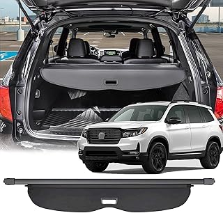 OPS AOTO Cargo Cover for Honda Passport 2025 Accessories 2024 2023 2022 2021 2020 2019,Retractable Trunk Cover Fits for 2019-2025 Honda Passport Accessories Security Protector