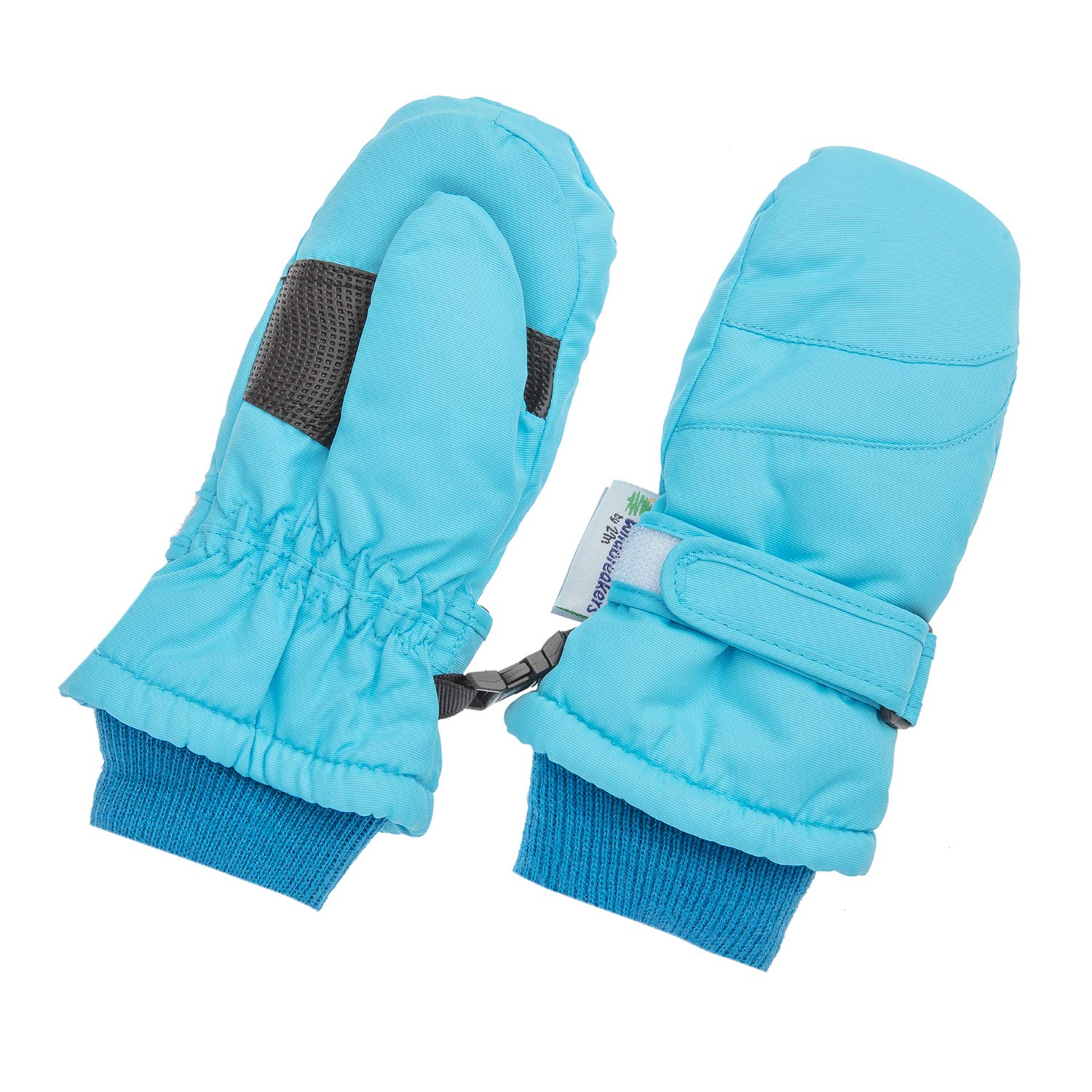 Zelda Matilda Manoplas de invierno impermeables 3M Thinsulate de 100 g para niños pequeños y bebés (azul celeste, 3-4 años)