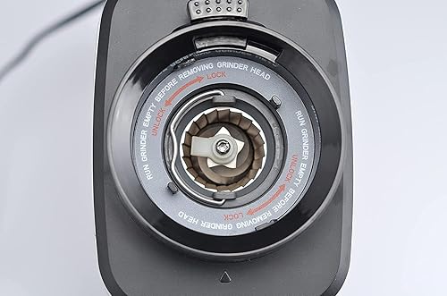 Miniatura 4 de TRU Molinillo de fresas cónicas  Molinillo de granos de café personalizable  Cuenta con 30 ajustes de molienda, tiempo de molienda ajustable y