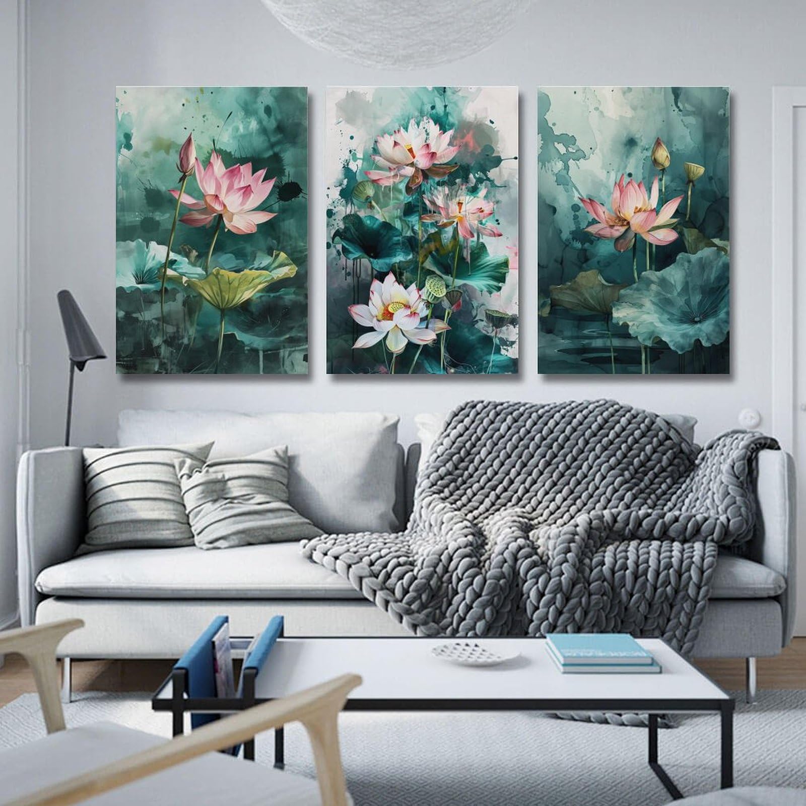 風景画 水墨画 色紙絵 置物 インテリア 工芸品 美術品 A3125