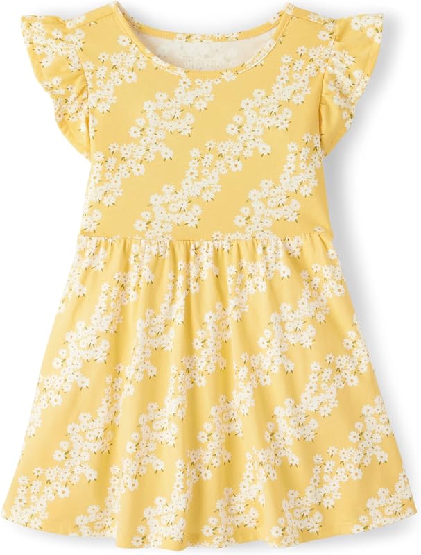 The Children's Place Baby Girls' and Toddler Short Sleeve Fashion Dress