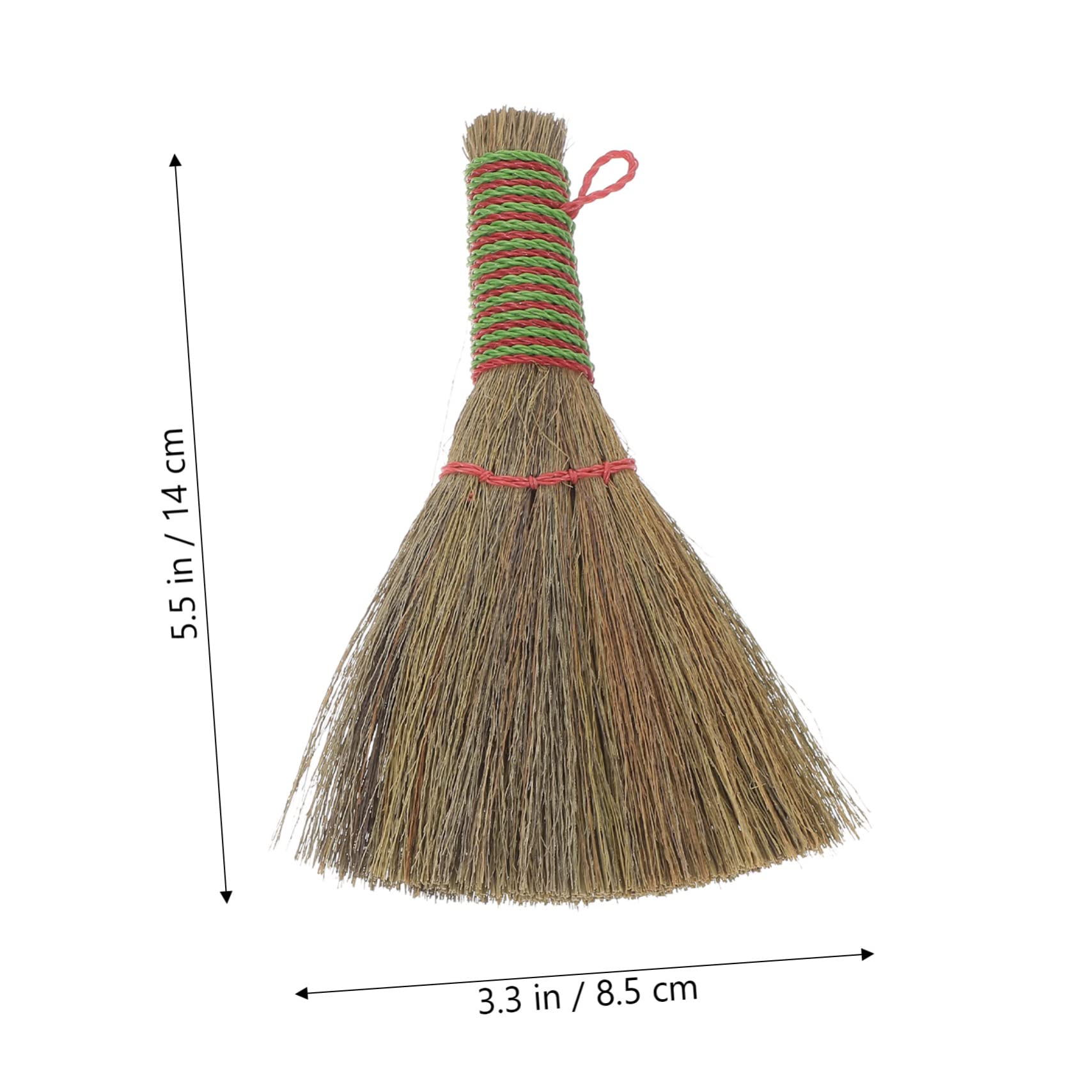 Happyyami 2Pcs Hand Made Dust Brush Broom for Desktop Cleaning Ergonomic Small Hand Broom for Home Office and Efficient Dust Removal Tool Great Housewarming Present