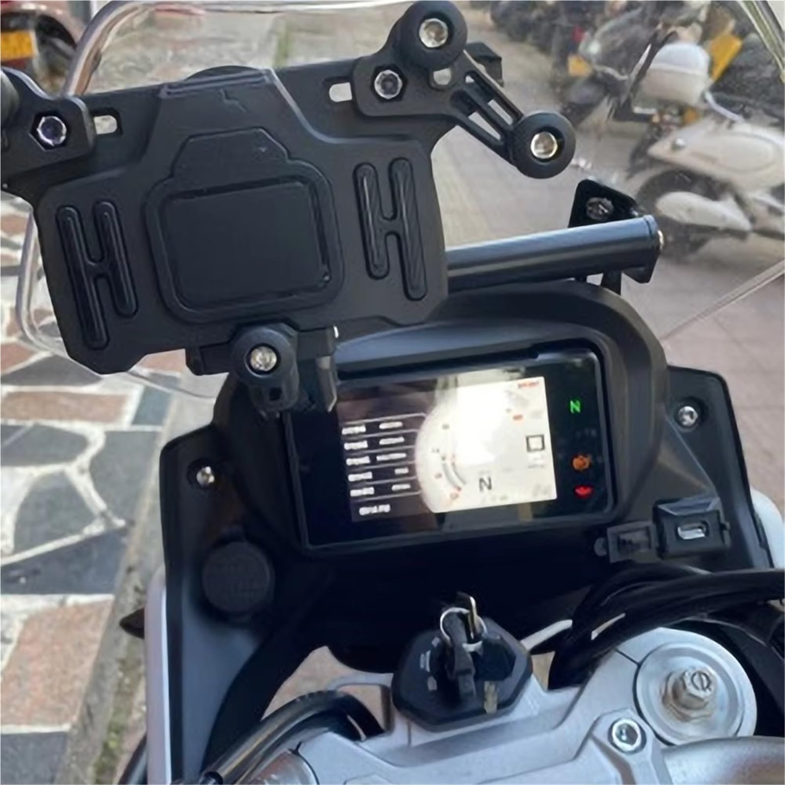 Moto GPS Staffa Navigazione Per COLOVE 500X 525X 500 X 525 400 X 400X Moto Navigazione Manubrio Smartphone Supporto GPS Accessori Supporto Per Navigatore GPS Per Moto
